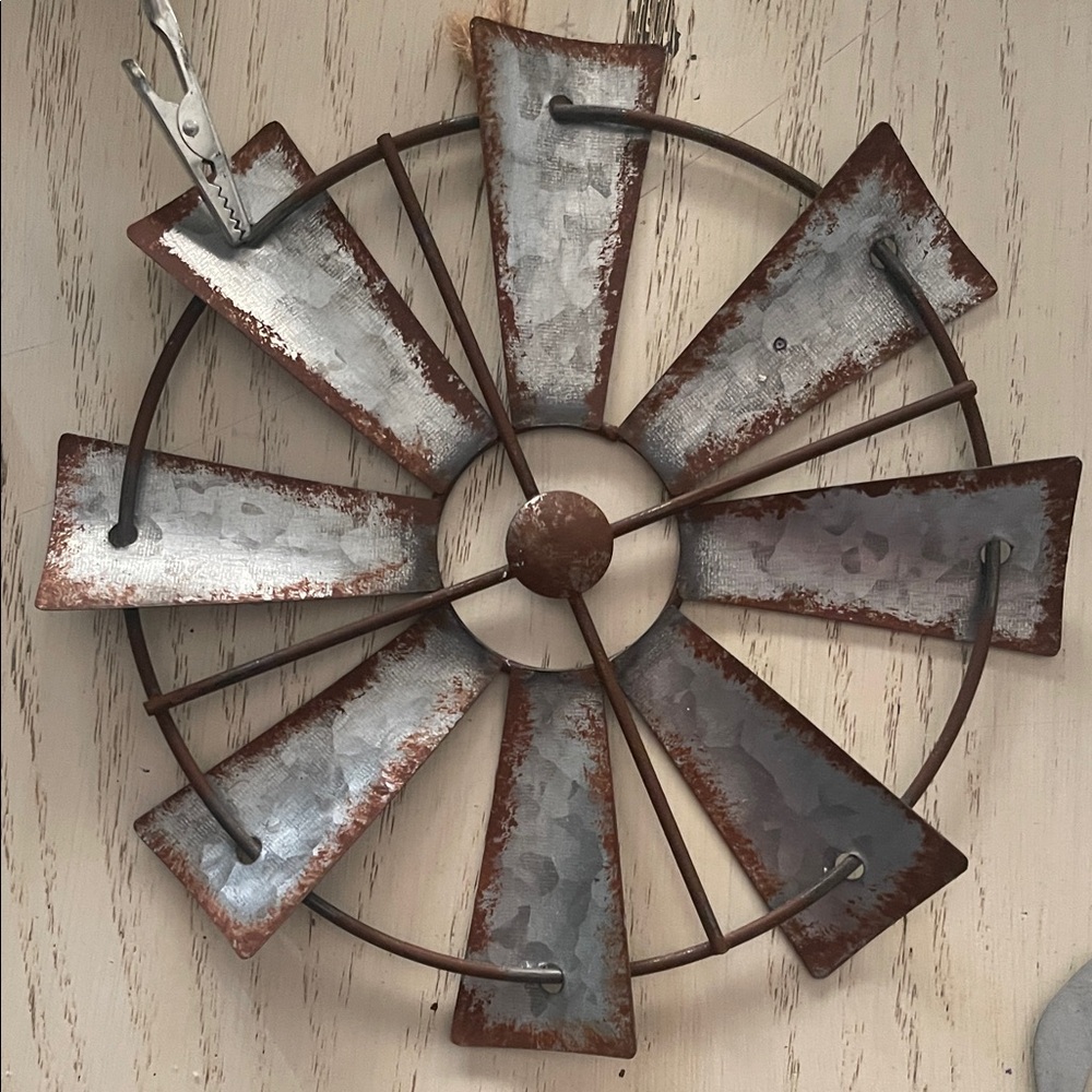 Rustic Farmhouse Holiday Ornament Set with Metal Accents - Picture 7 of 7